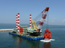 Hybrid Grab Dredging Crane