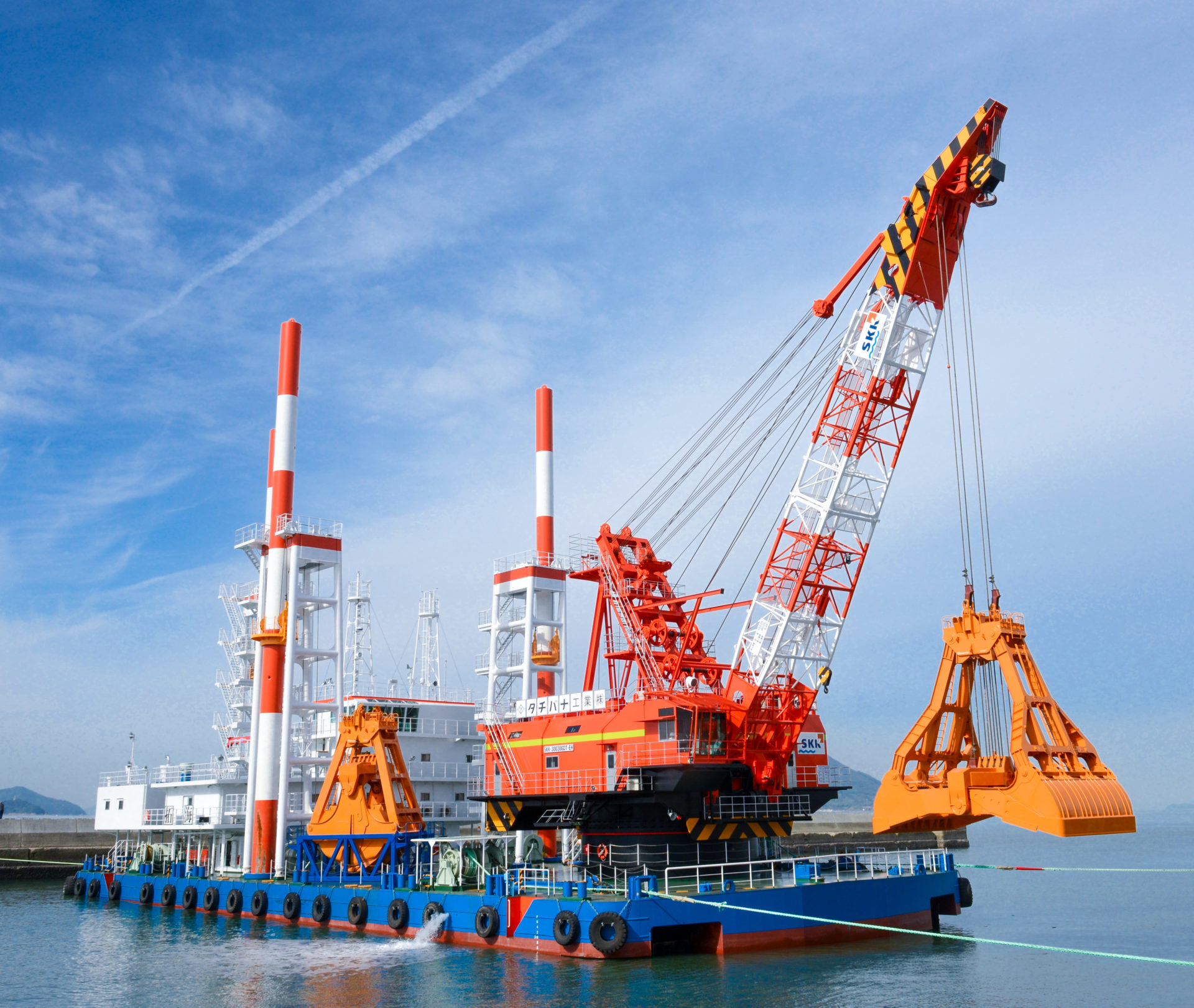 GDT-EH Series / Hybrid System Grab Dredging Crane